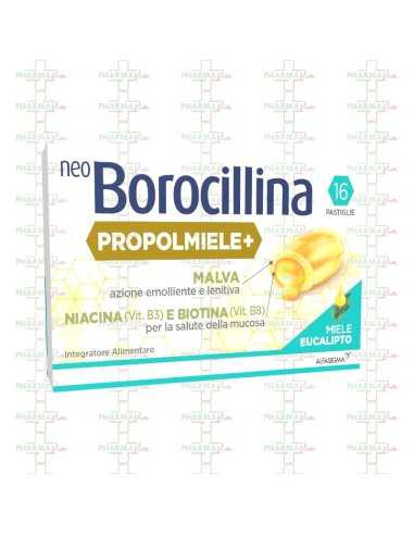 NEOBOROCILLINA PROPOLMIELE+ 16 PASTIGLIE MIELE/EUCALIPTO