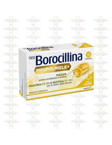 NEOBOROCILLINA PROPOLMIELE+ *16 PASTIGLIE MIELE/LIMONE