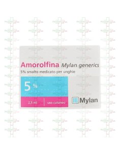 AMOROLFINA MYLAN GENERICS 5% * SMALTO MEDICATO PER UNGHIE