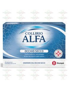 COLLIRIO ALFA OCCHIO SECCO 0,4%*20 CONTENITORI MONODOSE