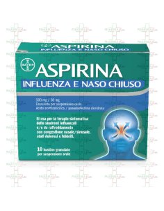 ASPIRINA INFLUENZA NASO CHIUSO* 10 BUSTINE