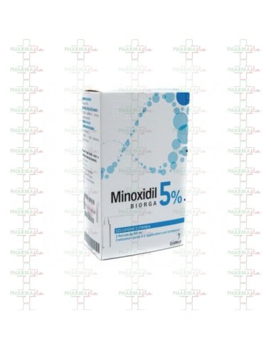 MINOXIDIL BIORGA 5%*SOLUZIONE CUTANEA 3 FLACONI 60ML