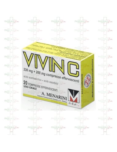 VIVIN C 330MG+200MG*20 COMPRESSE EFFERVESCENTI