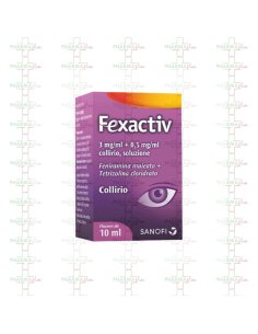 FEXACTIV 3 MG/ML + 0,5 MG/ML COLLIRIO*FLACONE 10ML