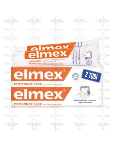 ELMEX DENTIFRICIO PROTEZIONE CARIE 2 X 75 ML