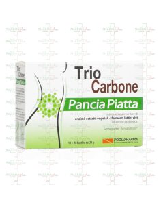 TRIOCARBONE PANCIA PIATTA*10 + 10 BUSTINE